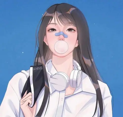 读者头像，像素风格绿色方块
